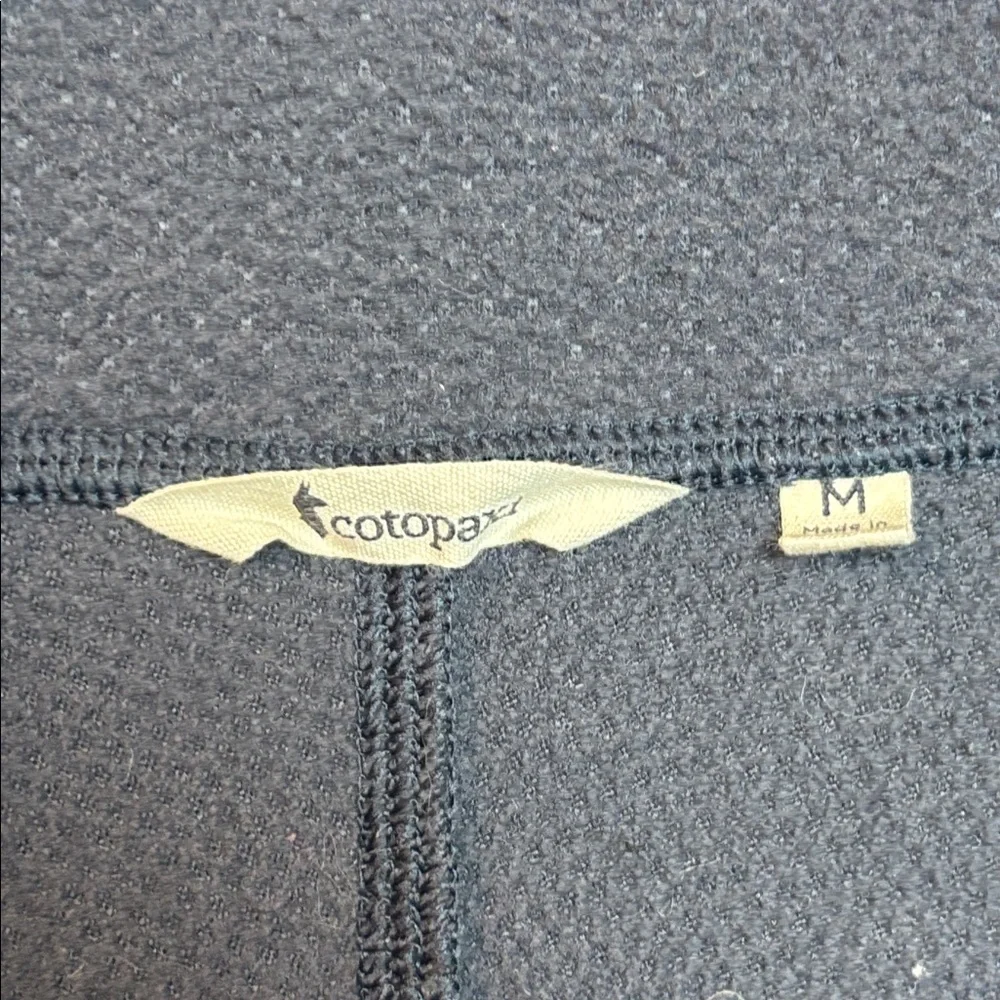 Cotopaxi Abrazo Half-Zip Men’s Fleece Jacket Graphite Black Colorway Medium - Picture 5 of 6
